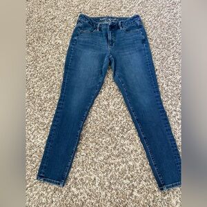 American eagle Women's Skinny Jeans in Deep Blue